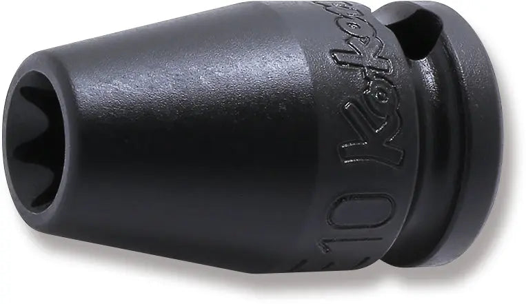 ゆーこ　オークル10 3/8 Sq. Dr. Impact TORX® E10 Socket w/ Magnet - Length 32mm - Ko