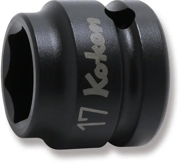 1/2 Sq. Dr. Thin Wall 6-Point Impact Metric Socket 17mm - Ko-ken USA