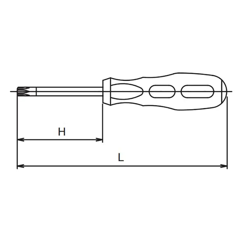 TORXplus® 6IP Screwdriver - Length 110mm - Ko-ken USA