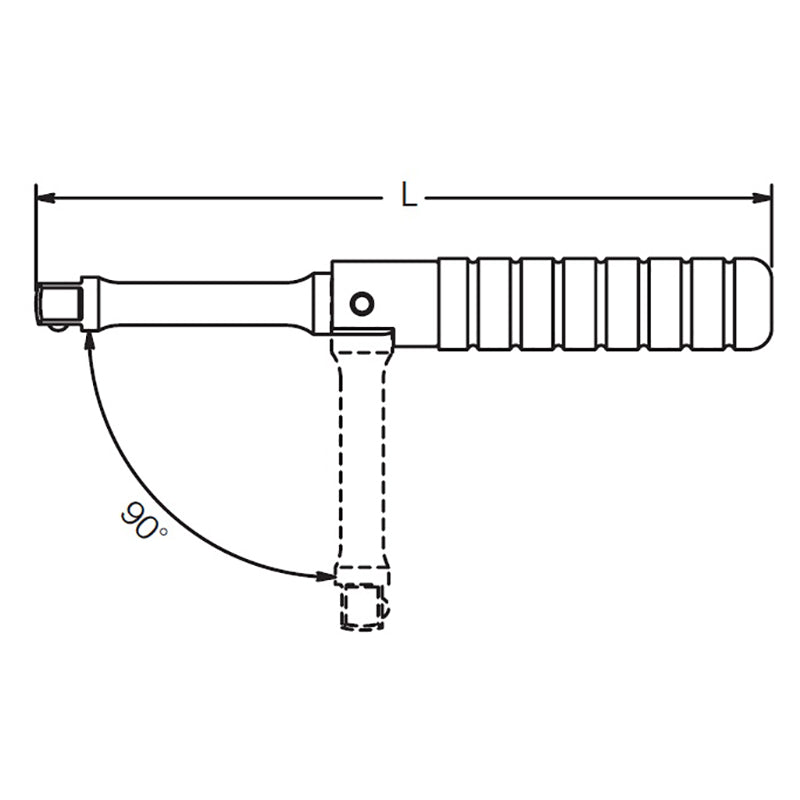 1/4 Sq. Dr. Spinner Handle Folding Length 160mm – Ko-ken USA