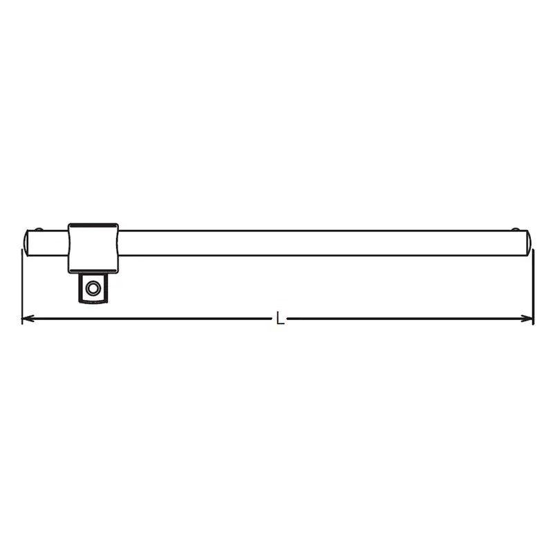 1/4 Sq. Dr. Sliding T Handle Length 115mm - Ko-ken USA