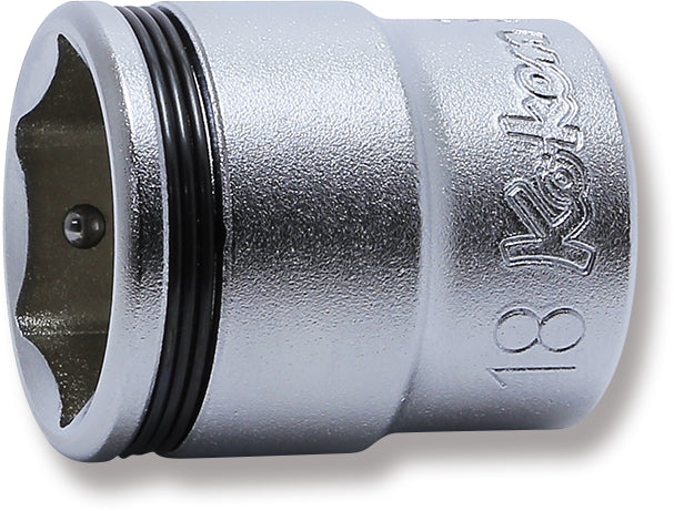 3/8 Sq. Dr. Socket 18mm Nut Grip Length 29mm – Ko-ken USA