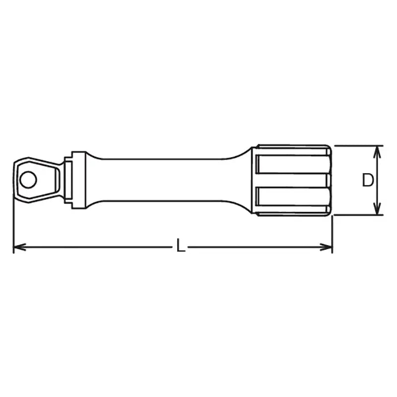 3/8 Sq. Dr. Wobble-Fix Extension Bar Length 50mm - Ko-ken USA
