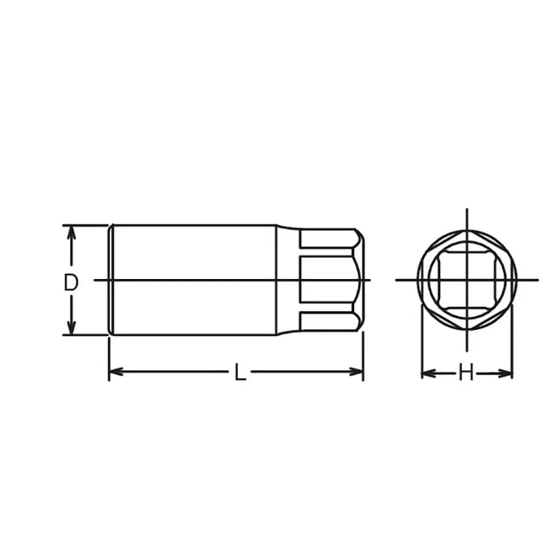27mm Hex Stud puller 16mm - Ko-ken USA