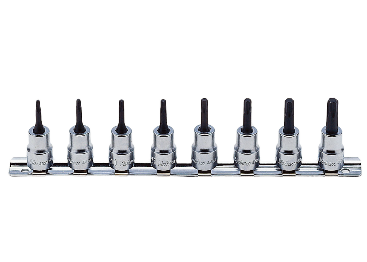 3/8 Sq. Dr. 8 Piece TORX® Bit Socket set TORX T10-T45 – Ko