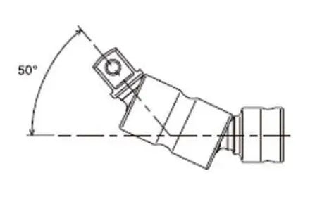 1/4 Sq. Dr. Universal Double Joint 1/4 Square Length 46mm Z-series