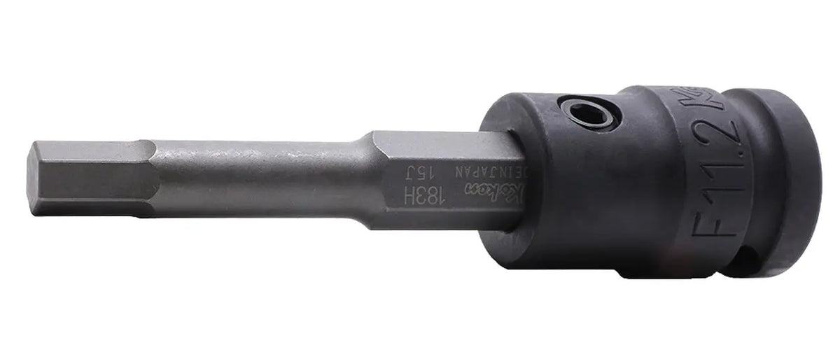 1/2 Sq. Dr. Bit Socket 8mm Hex Length 58mm - Ko-ken USA
