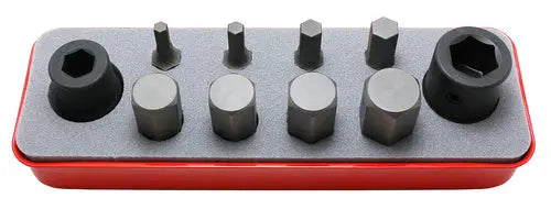1/2 Sq. Dr. Bit + Bit Holder Set 5-19mm Hex 10 pieces - Ko-ken USA