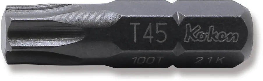 5/16 Hex Dr. TORX® T45 Bit - Length 32mm - Ko-ken USA