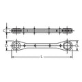 Ratcheting Ring Wrench  5/16x3/8 6 point Length 134mm