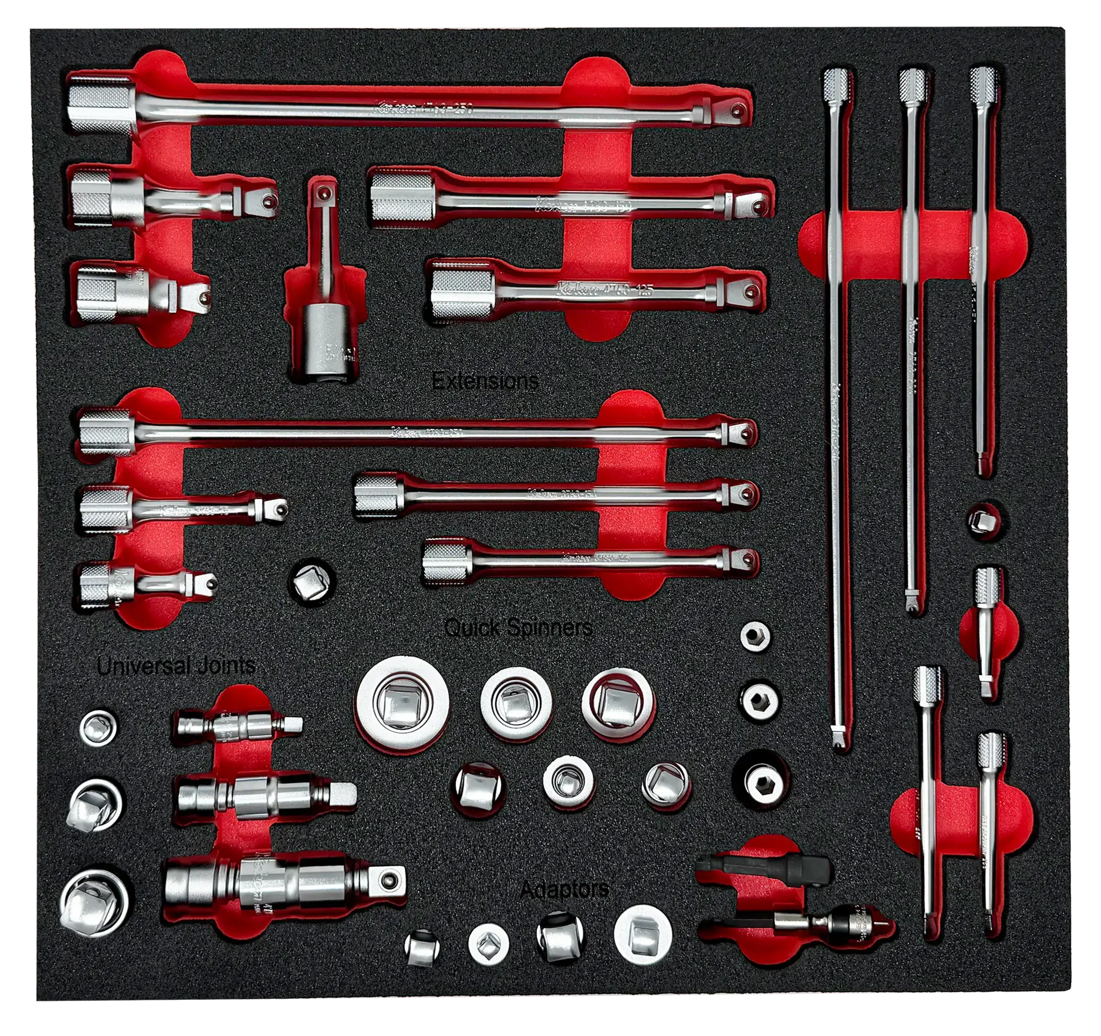 Wobble-Fix Extension Bars and Other Accessories in Foam - 37