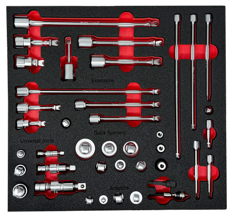 Wobble-Fix Extension Bars and Other Accessories in Foam - 37 Pieces Ko-ken USA