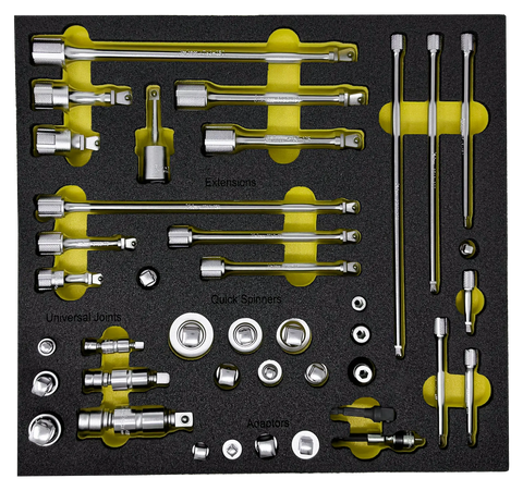 Wobble-Fix Extension Bars and Other Accessories in Foam - 37 Pieces Ko-ken USA