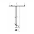 T Handle Socket  14mm 6 point Length 300 x 250mm