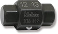 4-Point/6-Point Male Drain Plug Key Bits 12mm x 13mm Hex x Hex Length 32mm Ko-ken USA