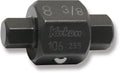 4-Point/6-Point Male Drain Plug Key Bits 8mm x 3/8 Hex x Hex Length 32mm Ko-ken USA