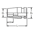 1/4 Sq. Dr. Socket  1/2 6 point Length 23mm