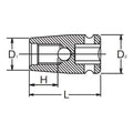 3/8 Sq. Dr. Stud Bolt Setter  M10 X 1.25  Length 35mm