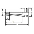 3/8 Sq. Dr. Socket  10mm Pathfinder Length 80mm