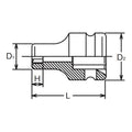 3/8 Sq. Dr. Socket  10S  Length 32mm