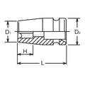 3/8 Sq. Dr. Impact TORX® E10 Socket - Length 32mm