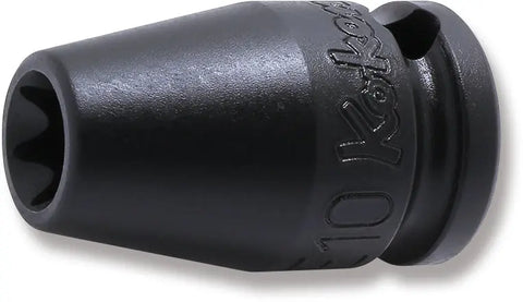 3/8 Sq. Dr. Impact TORX® E10 Socket w/ Magnet - Length 32mm - Ko