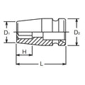 3/8 Sq. Dr. Socket  10mm Pathfinder Length 32mm