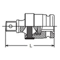 3/8 Sq. Dr. Universal Joint  3/8 Square Length 48mm Hole type