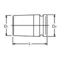 1/2 Sq. Dr. Stud puller  1/2  Length 48mm