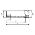 1/2 Sq. Dr. Socket with Plastic Protector  13mm 6 point Length 80mm  Turnable POM cover