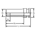 1/2 Sq. Dr. Socket  10mm Pathfinder Length 80mm