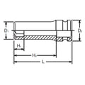 1/2 Sq. Dr. Socket  27mm Pathfinder Length 85mm