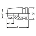 1/2 Sq. Dr. Socket  1/2 6 point Length 38mm