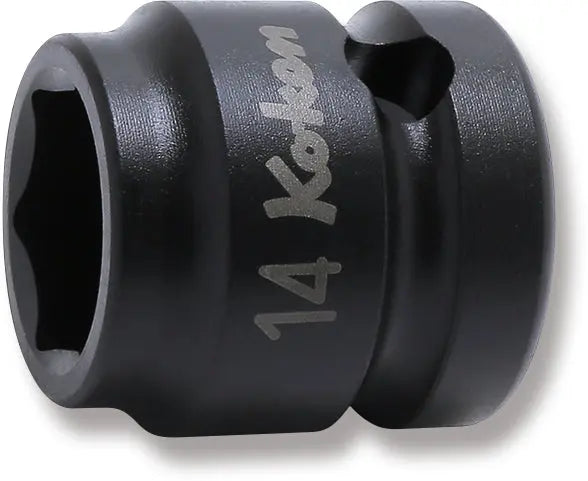 1/2 Sq. Dr. Thin Wall 6-Point Impact Metric Socket 14mm - Ko-ken USA