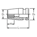 1/2 Sq. Dr. Socket  1.1/16 12 point Length 40mm