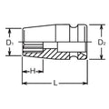 1/2 Sq. Dr. Socket  1.1/4 12 point Length 42mm