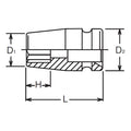 1/2 Sq. Dr. Socket  14mm Double Square Length 38mm