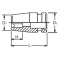 1/2 Sq. Dr. Impact TORXplus® 10EPL Low Profile Socket - Length 38mm