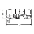 1/2 Sq. Dr. Universal Socket  1/2 6 point Length 67.5mm