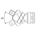 1/2 Sq. Dr. Universal Joint  1/2 Square Length 74mm Ball type