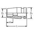 5/8 Sq. Dr. Socket  14mm 6 point Length 47.5mm