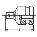 5/8 Sq. Dr. Adaptor  1/2 Square Length 46mm Pin type