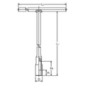 T Handle Socket  12mm 6 point Length 355 x 200mm