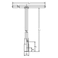 T Handle Socket  8mm 6 point Length 355 x 200mm