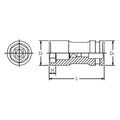 3/4 Sq. Dr. Rear Wheel Nut Socket  41 x 21mm Hex x Square Length 100mm