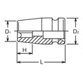 3/4 Sq. Dr. Impact TORXplus® 24EPL Socket - Length 55mm