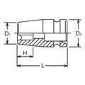 3/4 Sq. Dr. Impact TORXplus® 26EPL Socket - Length 60mm