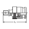 3/4 Sq. Dr. Universal Joint  3/4 Square Length 95mm Hole type