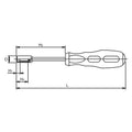 Socket Driver  10mm 6 point Length 235mm