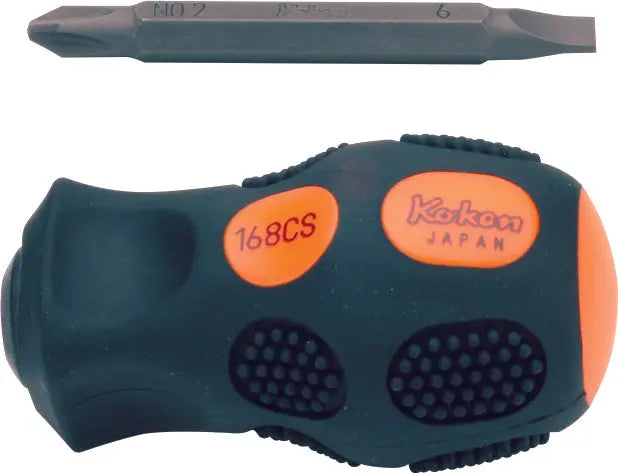 Interchangeable Screwdriver PH2 x 6mm Stubby Length 86mm - Ko-ken USA